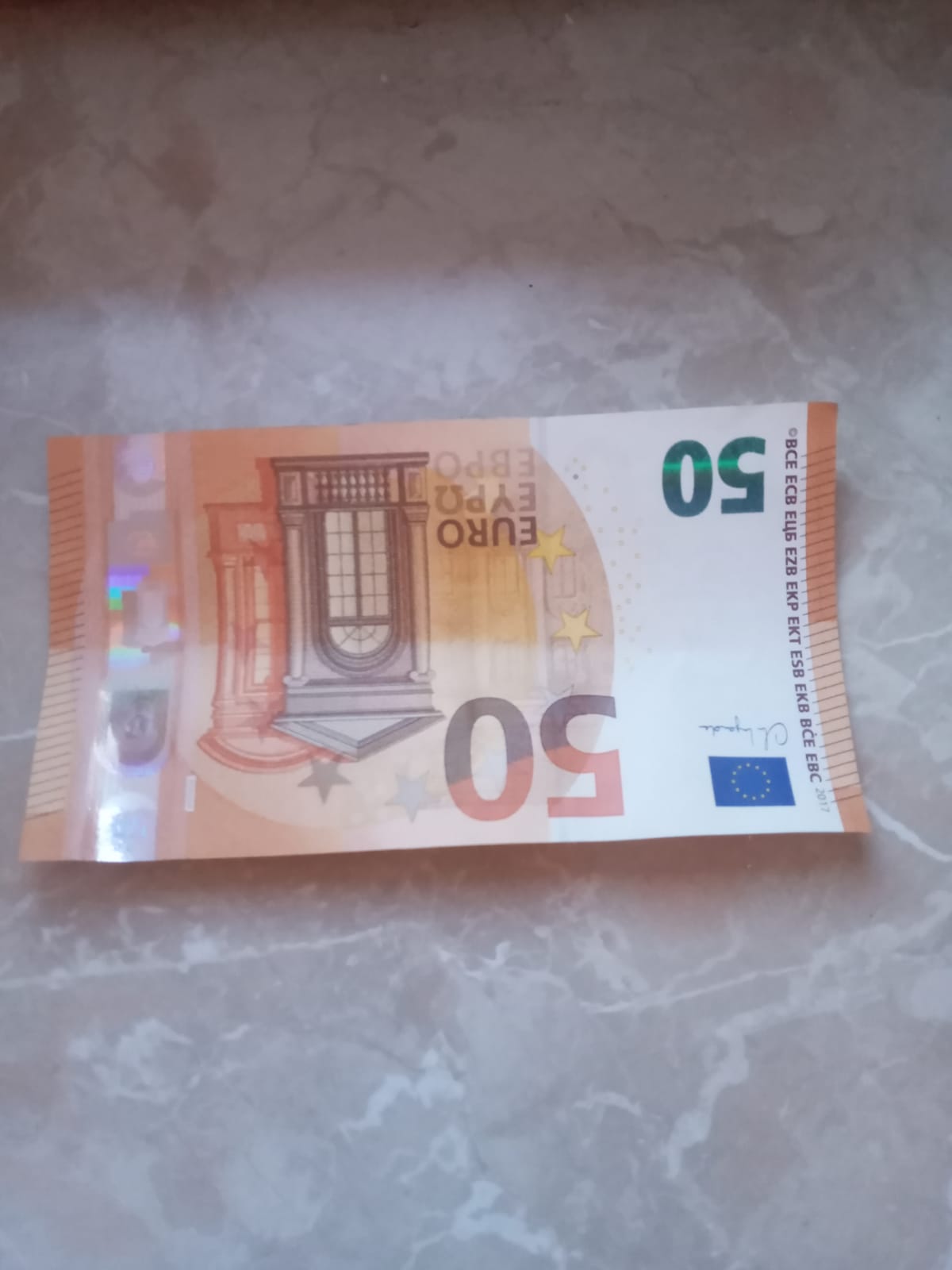 Comprar billete de 50 euros